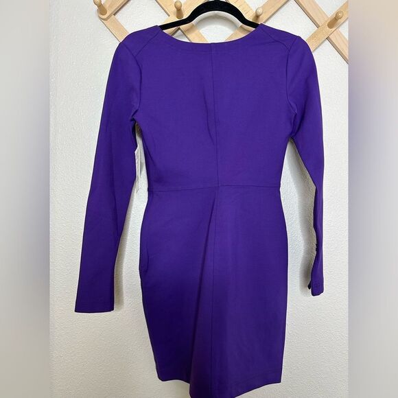 Robert Rodriguez Purple Bodycon Dress Size 2 NWT - Picture 9 of 9